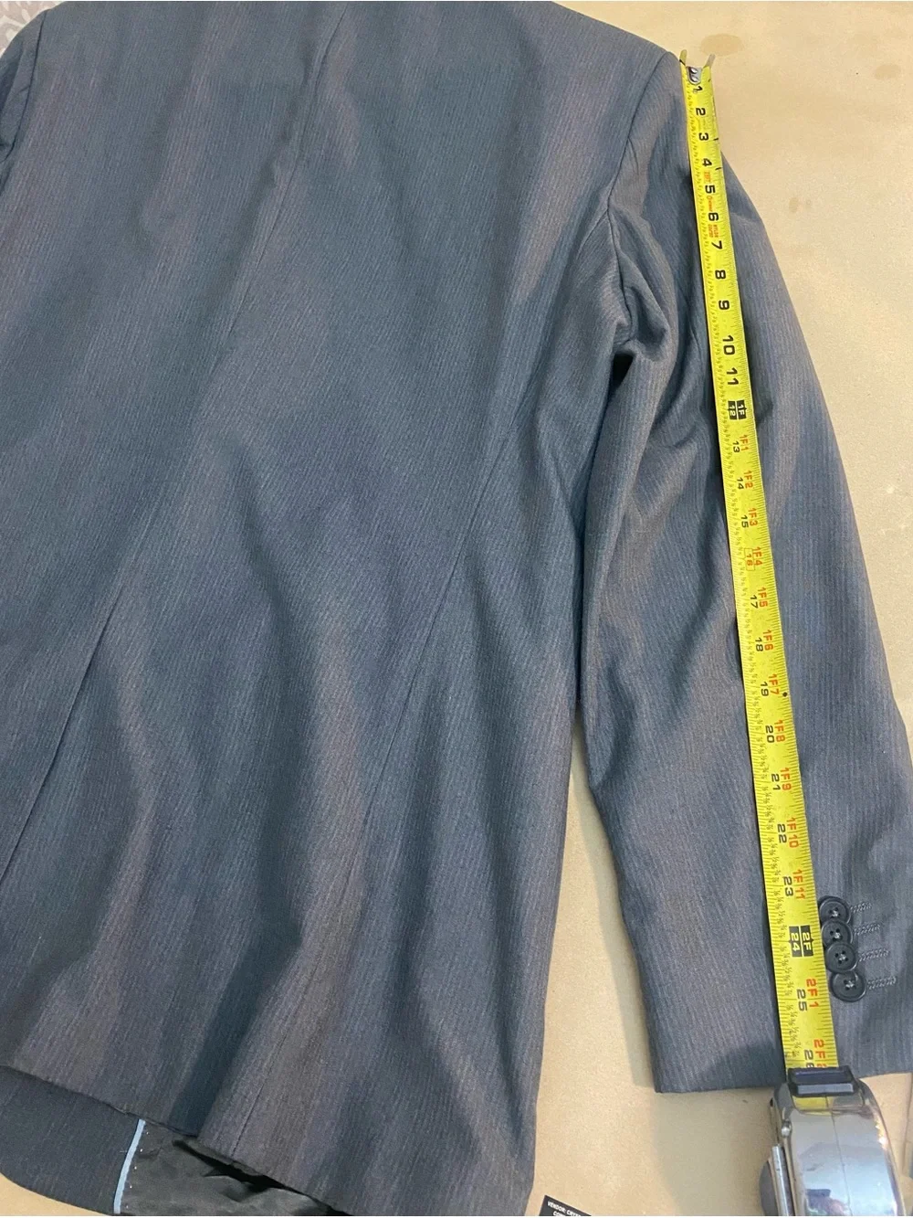 Banana Republic Men's Light Gray Two-Button Blazer. Please See Photo..’